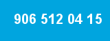 906 512 04 15 906 512 04 15